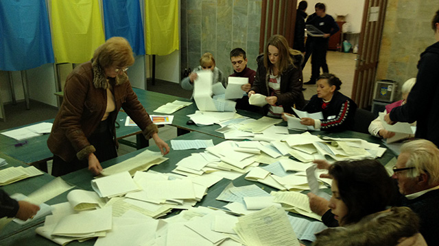 Photo de NDI, les élections ukrainiennes, 2014
